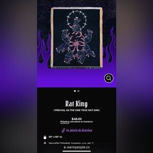 Warm People Co Rat King Woven Blanket